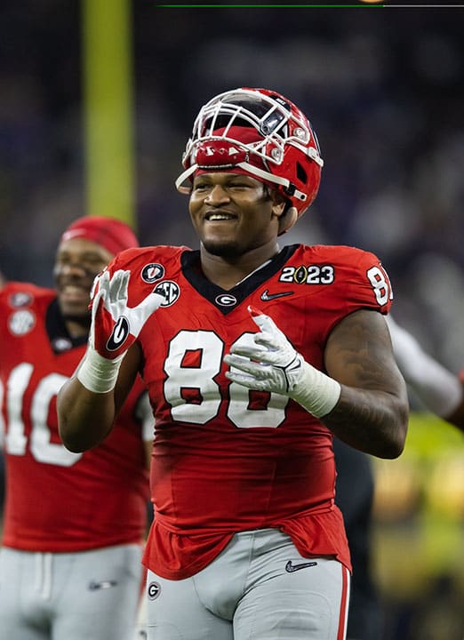 Georgia Bulldogs defensive lineman Jalen Carter